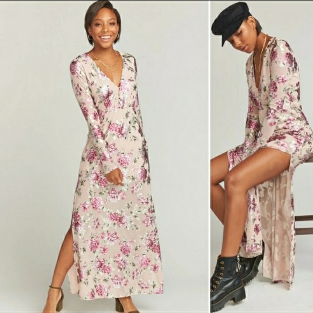 SHOW ME YOUR MUMU Floral Romper Maxi Dress
